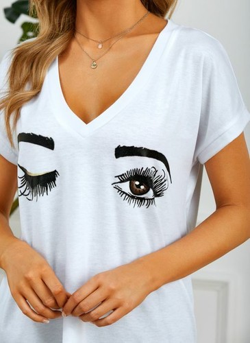 Shirt 40 42 weiß - gr.,