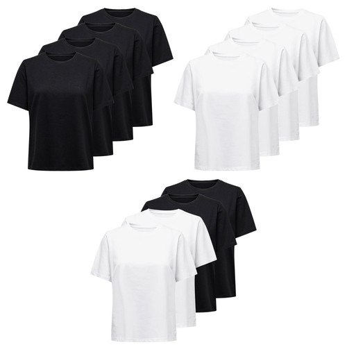 Only damen shirt - 4er, pack