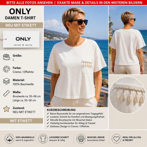 Only damen shirt l neu - damen,