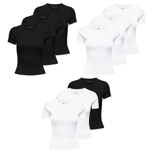 Only damen shirt - 3er,