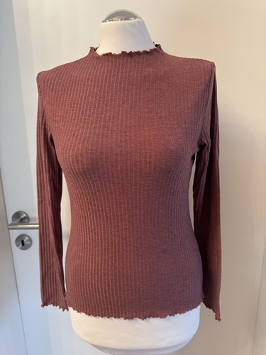 Only langarm shirt rosa braun - only,