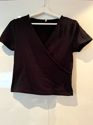 Only kurzes tshirt schwarz - kurzes,
