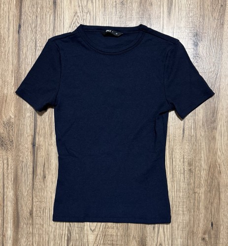 Only shirt feinripp schwarz - only, t-shirt